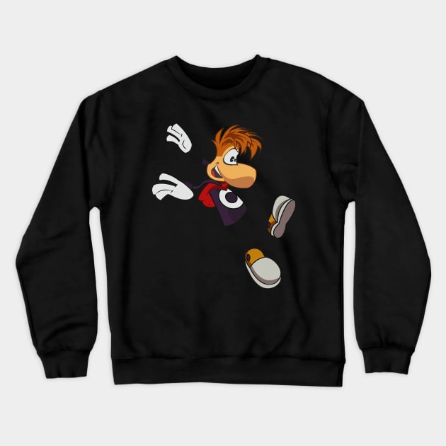 Rayman Retro Crewneck Sweatshirt by illfatedkvist